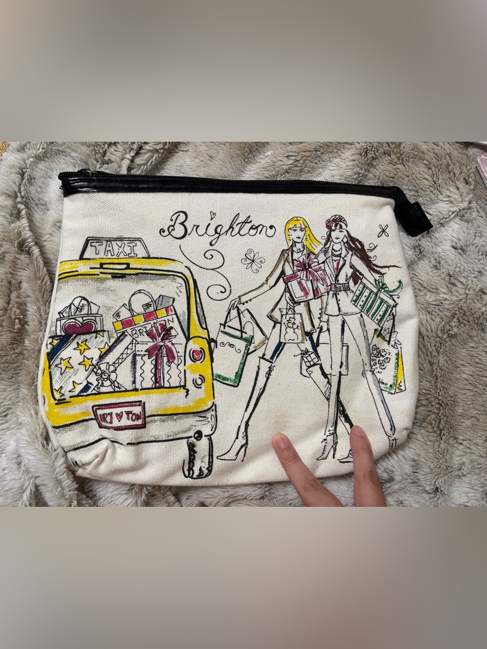 Brighton zipper pouch - Picture 3 of 5
